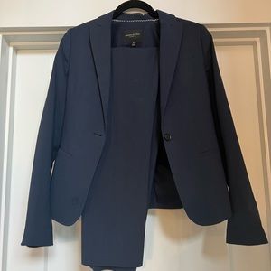 Navy Womens Pant Suit